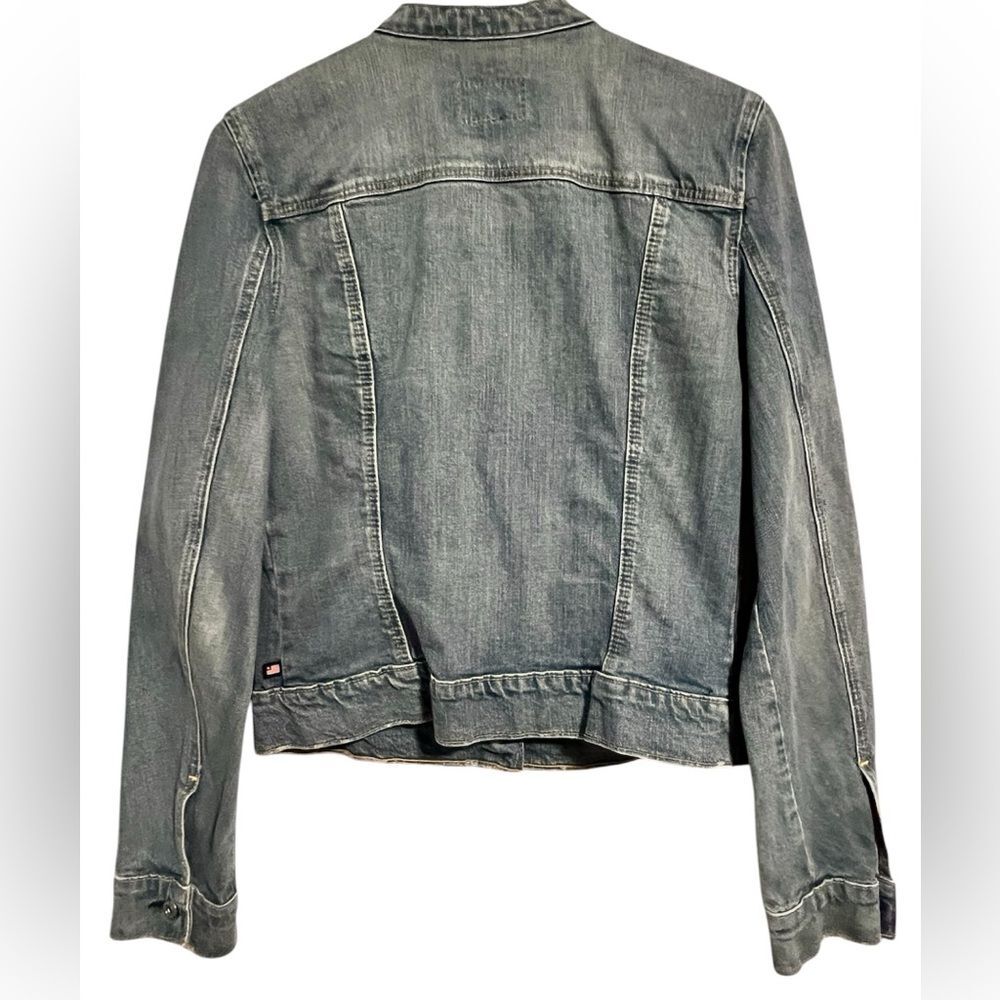 Ralph Lauren Women’s Jean Jacket Stretch Natalie Large - Picture 2 of 10